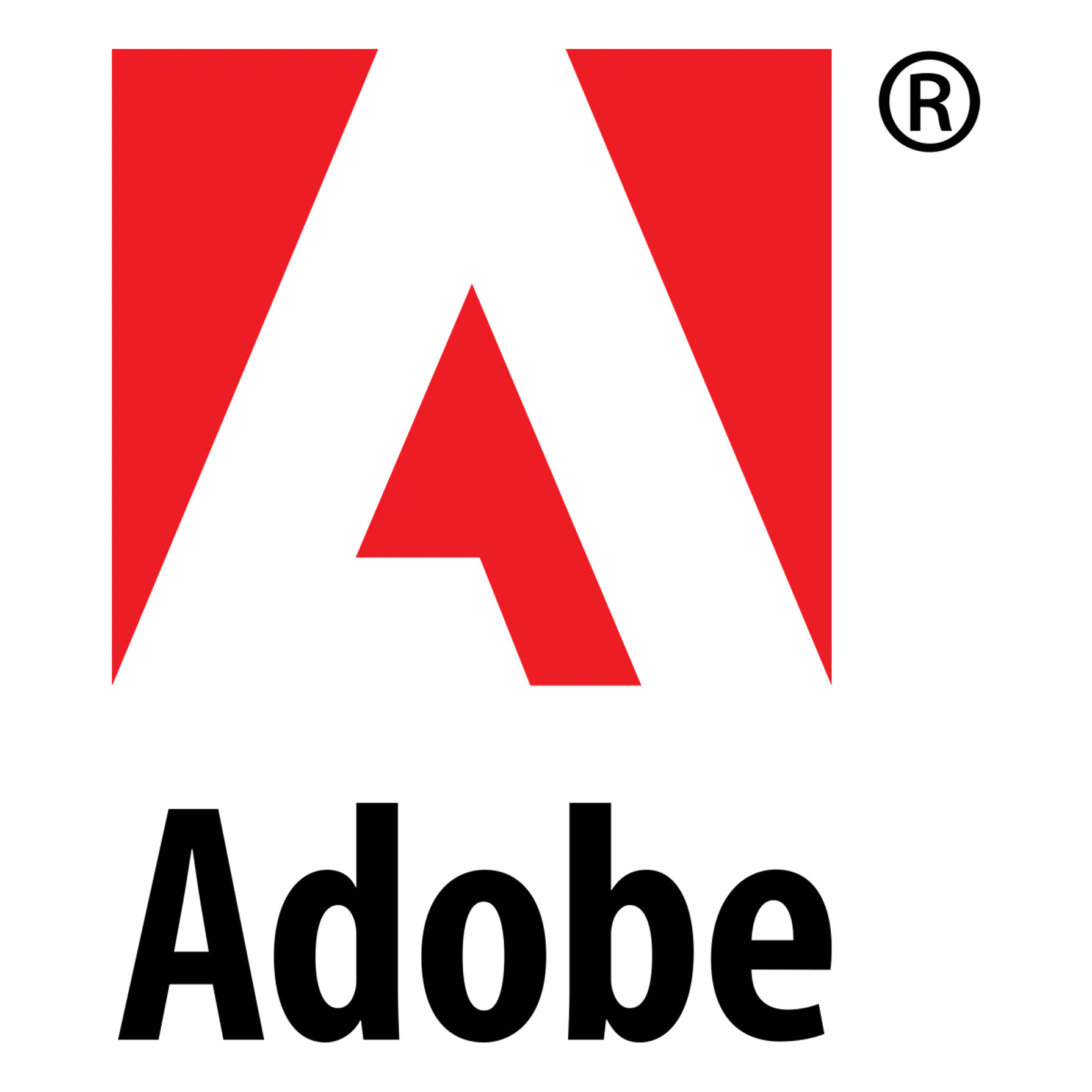 Adobe Systems logo and wordmark Unsere Partner